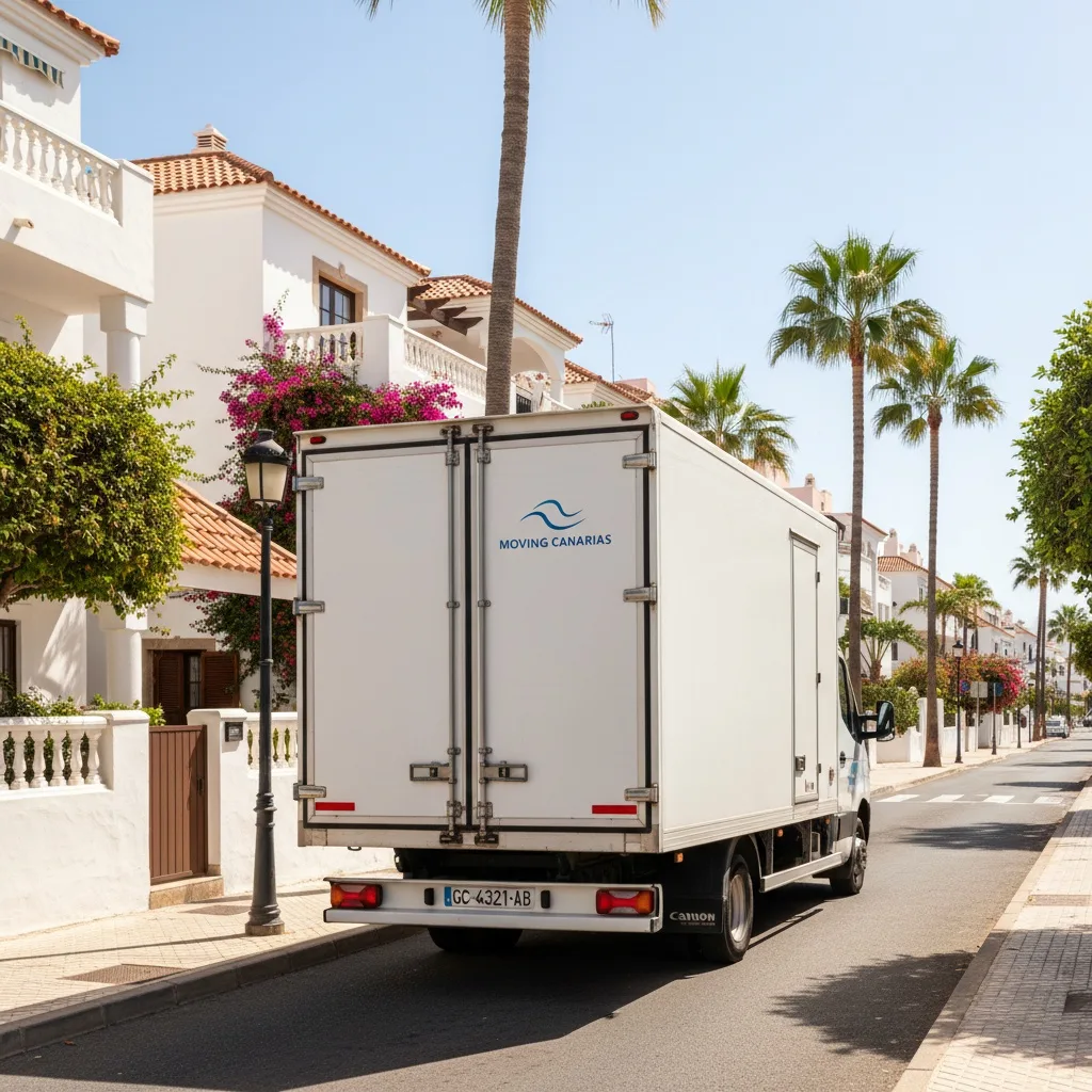 Furgoneta profesional de Sosa para recogida de muebles en Gran Canaria