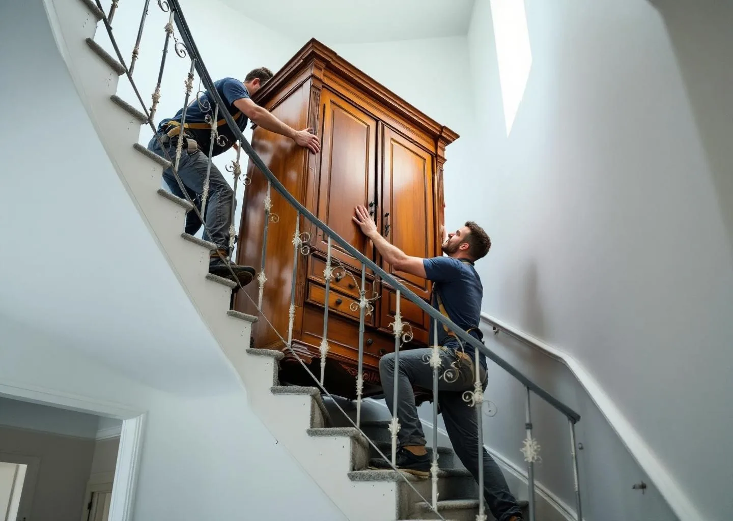 Equipo de Sosa retirando muebles y enseres sueltos durante recogida profesional en Santa Brígida, Gran Canaria