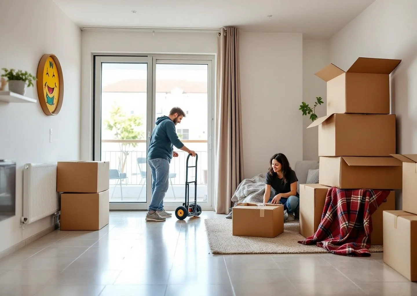 Interior de vivienda durante servicio profesional de vaciado de pisos en Agaete, Gran Canaria